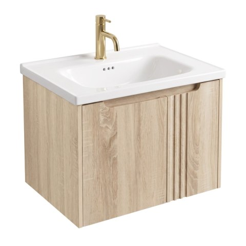 Szafka łazienkowa z umywalką Rea DB86-60L-3 Light 60cm