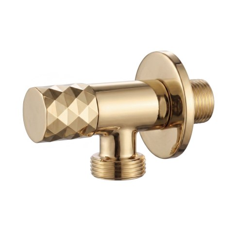 Zawór kątowy Diamond 03 1/2" x 3/4" Złoty