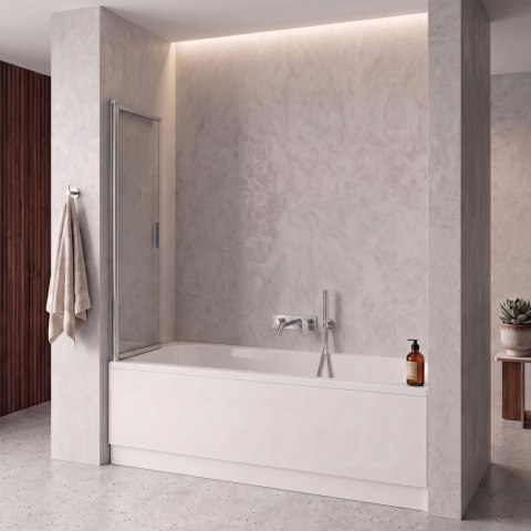 Parawan nawannowy przesuwny REA Dario Chrom 80