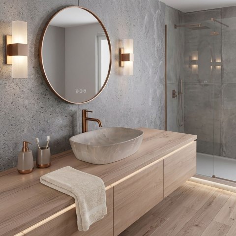 Umywalka nablatowa Rea Freja Beige