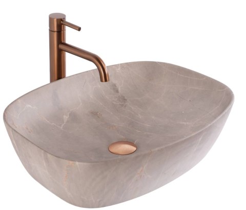 Umywalka nablatowa Rea Freja Beige