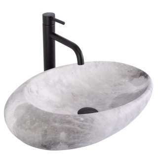 Umywalka nablatowa Rea Roxy C Stone L.GREY