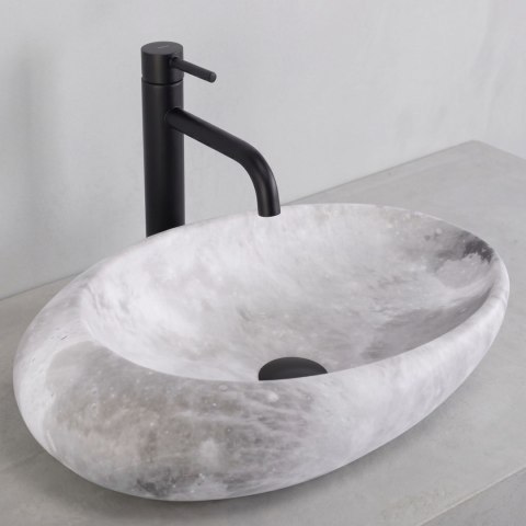 Umywalka nablatowa Rea Roxy C Stone L.GREY