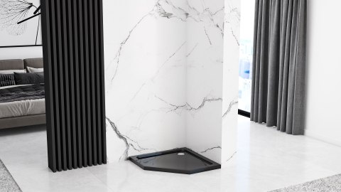 Kabina prysznicowa Rea DIAMOND 90x90 BLACK MAT