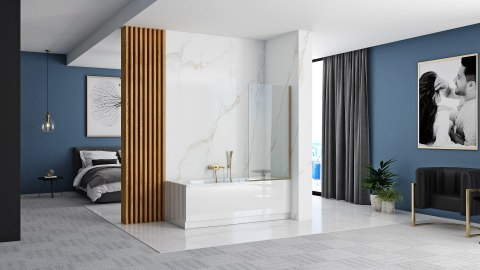Parawan Rea Elegant Złoty 70 Nawannowy