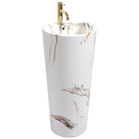 Umywalka Ceramiczna Wolnostojąca Blanka Marble Marmur