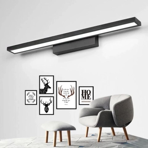 KINKIET ŁAZIENKOWY LED 60CM APP840-1W FLAT BLACK