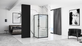 Kabina prysznicowa Rea Space In Black 80x100