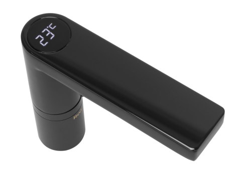 Bateria Umywalkowa REA AMAR LCD Czarna Niska