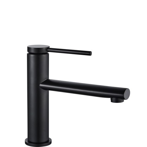 Bateria Umywalkowa REA OVAL Czarna Niska