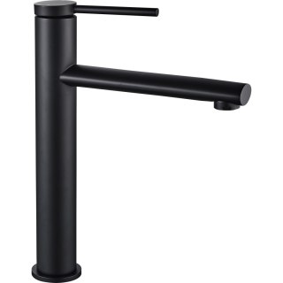 Bateria Umywalkowa REA OVAL Czarna Wysoka