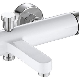 Bateria wannowa REA Polo biała Chrom