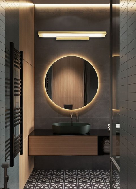 Kinkiet LED Gold 40cm APP836-1W