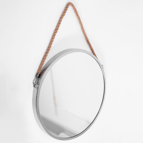 LUSTRO NA LINIE OKRĄGŁE SREBRNE 40CM KLMH-0410S-1