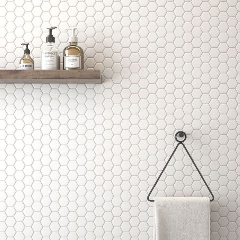 Mozaika hexagon 133422 Biała