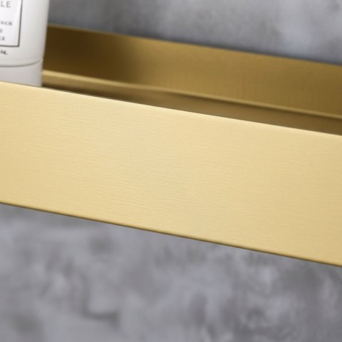 Półka łazienkowa prysznicowa SF03 60cm złota szczotkowana