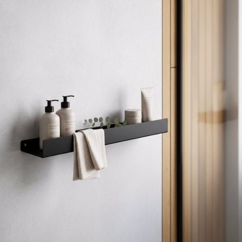 Półka łazienkowa prysznicowa SF04 60cm czarny mat