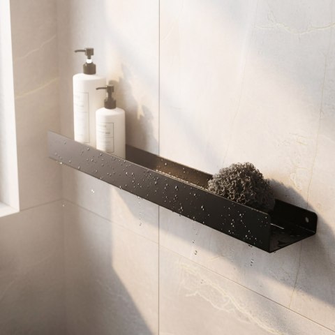 Półka łazienkowa prysznicowa SF04 60cm czarny mat
