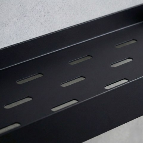 Półka łazienkowa prysznicowa SF04 60cm czarny mat