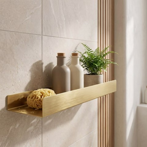 Półka łazienkowa prysznicowa SF04 60cm złota szczotkowana
