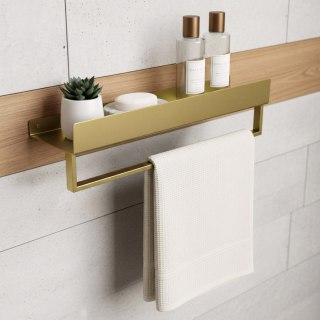 Półka łazienkowa wannowa SF01 45cm złota szczotkowana