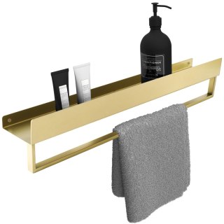 Półka łazienkowa wannowa SF01 60cm złota szczotkowana
