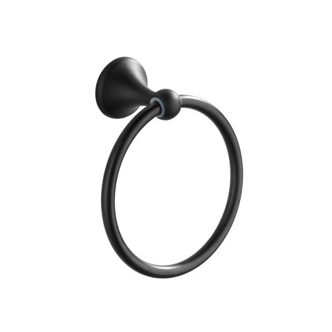 Wieszak łazienkowy RING 332867A Czarny RETRO