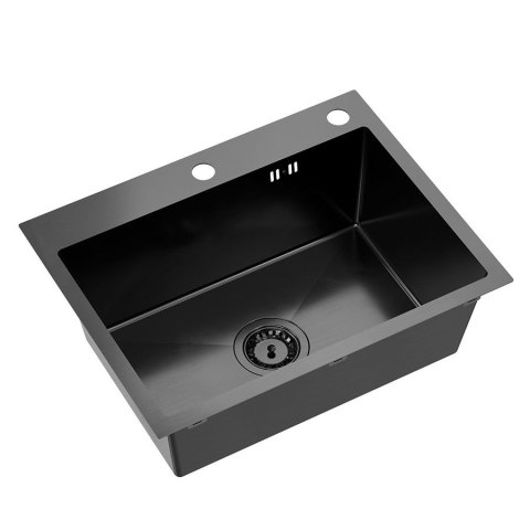 Zlewozmywak stalowy LUKE 110 WORKSTATION Czarny