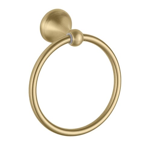Wieszak łazienkowy RING 332867 ZŁOTY SZCZOTKOWANY RETRO