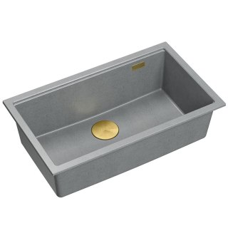 Zlewozmywak granitowy Logan 110 Szary Metalik