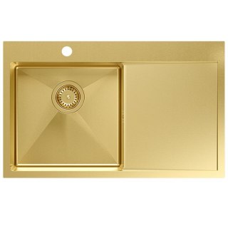 Zlewozmywak stalowy RUSSEL 111 Złoty