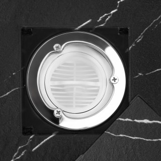 Brodzik prysznicowy Magnum CARRARA BLACK 90x90