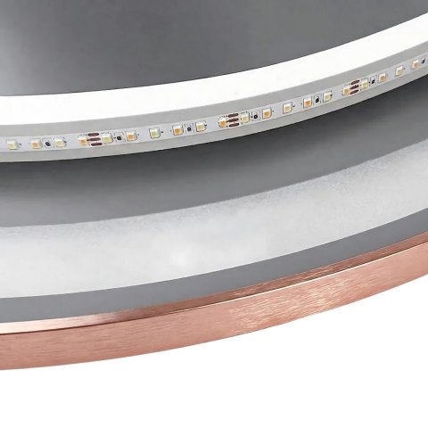 LUSTRO ŚCIENNE LED 90cm MMJ N miedziane szczotkowane