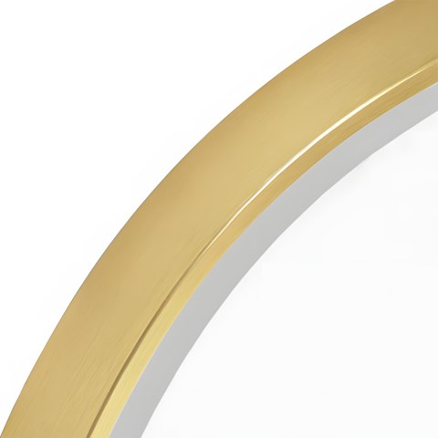LUSTRO ŚCIENNE LED OVL 50x100cm Złote