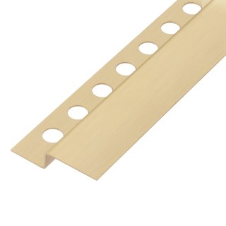 Listwa Brodzikowa Czołowa 130cm Złota Szczotkowana