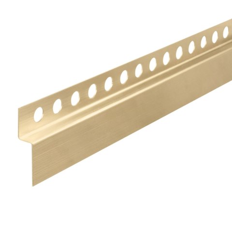 Listwa Brodzikowa Czołowa 130cm Złota Szczotkowana