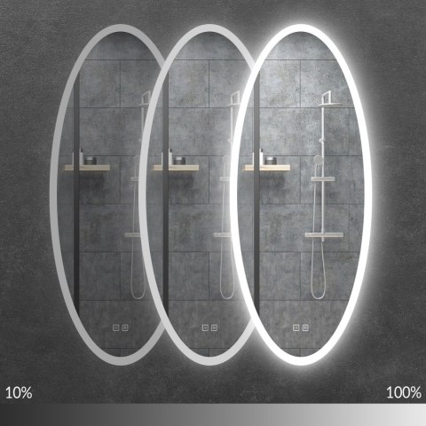 LUSTRO ŚCIENNE LED 50x120cm WWA