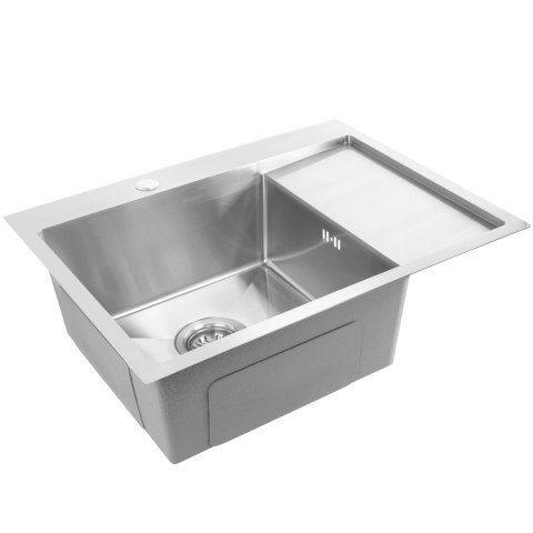 Zlewozmywak stalowy REA Fin Nikiel szczotkowany